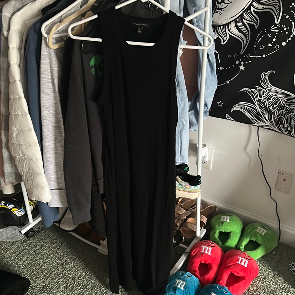 Banana republic long cotton lounge dress